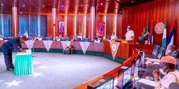 Buhari swears in members of CCB, PSC, presides over FEC