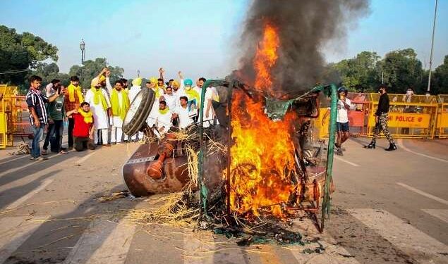 India’s Haryana chief minister cancels farmers’ meeting amid violence