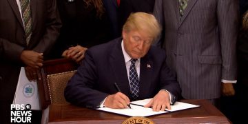 Trump signs proclamation