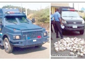 Armed robbers attack billion van, kill police, two others in Delta