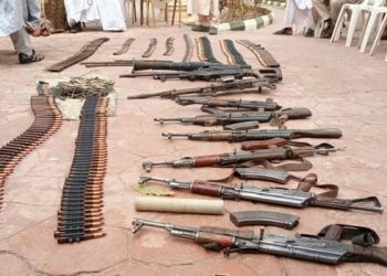 Zamfara: Son of late bandit leader surrenders 30 AK-47 rifles, 2 rocket launchers, others