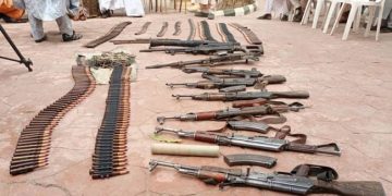 Zamfara: Son of late bandit leader surrenders 30 AK-47 rifles, 2 rocket launchers, others