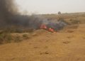 Tears as military plane fatally crashes at Abuja airport, many souls lost