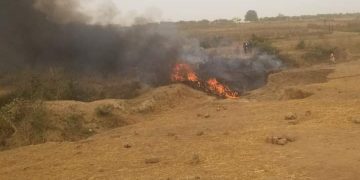Tears as military plane fatally crashes at Abuja airport, many souls lost