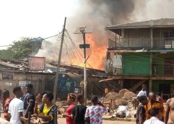 Popular market razed in Edo, shop owners hospitalised