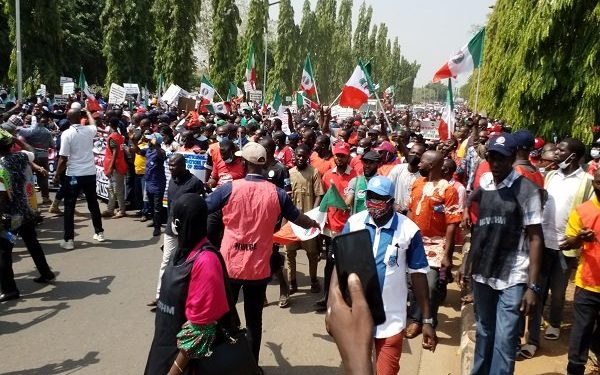 Nigeria: NLC, TUC Storm National Assembly, Protest Over Minimum Wage