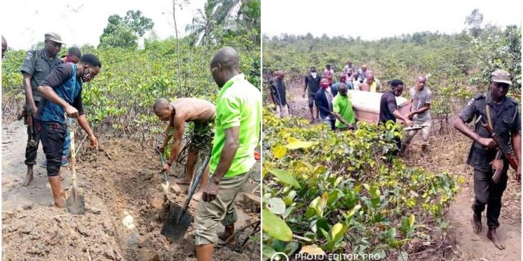 Police exhume body of CDC Chairman buried alive