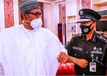 Interim police chief Baba meets Buhari in private