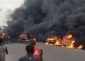 Fuel tanker explodes after losing control, kills dozen in Benue