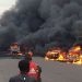 Fuel tanker explodes after losing control, kills dozen in Benue