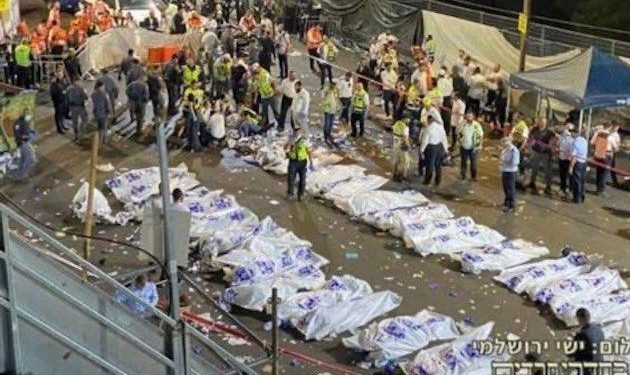 Heavy casualties as dozens of Israelis get crushed during stampede