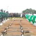 BREAKING: Bodies of 11 slain soldiers arrive military cemetery in Makurdi
