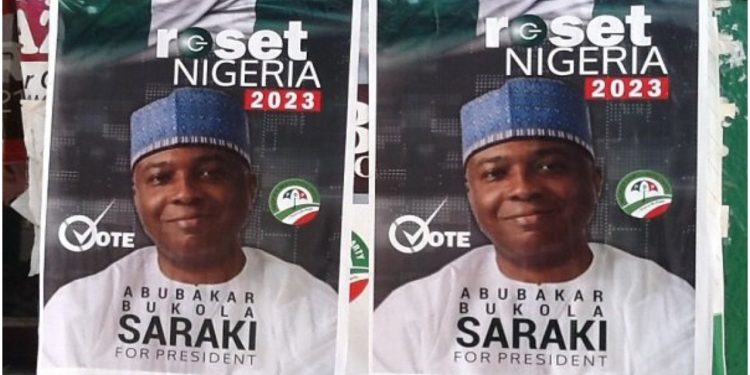 2023: Saraki campaign posters surface in Abuja