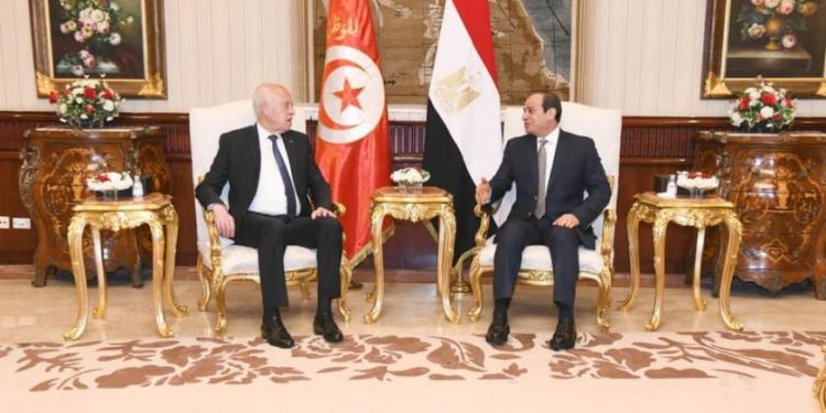 Tunisian, Egyptian presidents discuss ties, regional issues