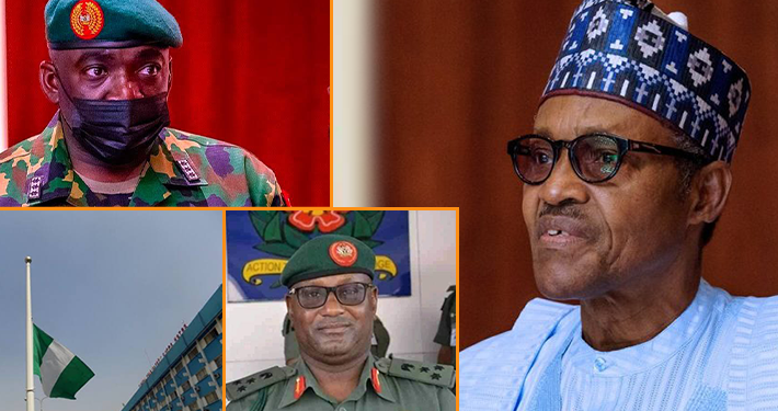 After failing to attend COAS burial, Buhari directs flag flown at half-mast