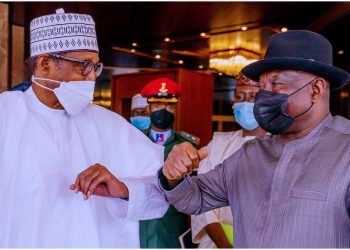 Buhari, Jonathan meet behind closed doors in Aso Villa