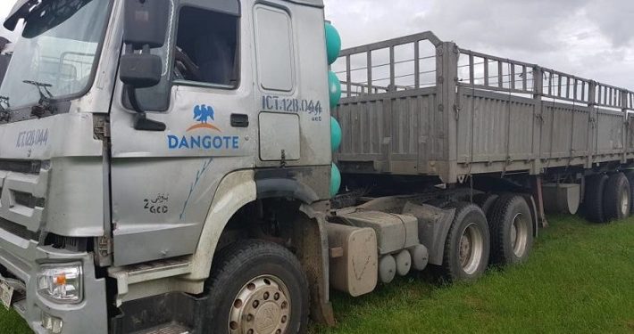 Dangote truck crushes three to death