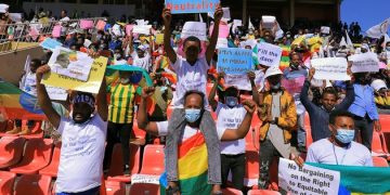 Ethiopians Protest US Sanctions Over Brutal Tigray War