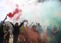 JUST IN: Man United fans invade Old Trafford pitch, Liverpool game stalled