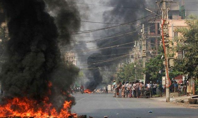 More violence in Myanmar, twenty protesters killed