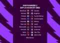 2021/2022 EPL fixtures released