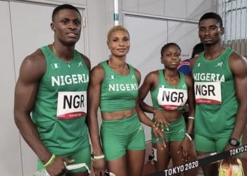 Nigeria’s mixed relay team crashes out of Tokyo Olympics, makes new African record