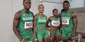 Nigeria’s mixed relay team crashes out of Tokyo Olympics, makes new African record