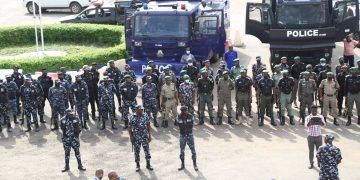 Sunday Igboho: Police begins show of force amid tension over Yoruba Nation Lagos rally