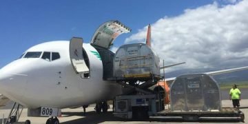 Pilots rescued after Boeing 737 cargo plane makes water landing