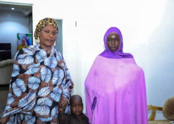 BREAKING: Gov Zulum receives surrendered Chibok Schoolgirl, reunites her with family in Borno
