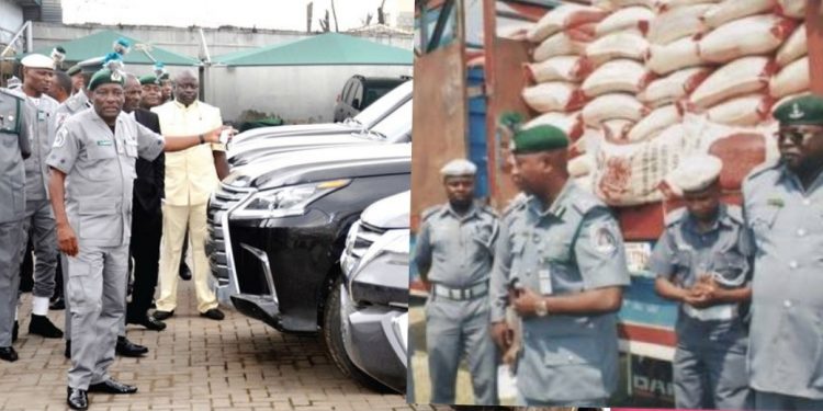 Customs intercepts smuggled vehicles, rice in Katsina