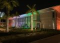 Indian High Commission in Mauritius lights up in tricolour