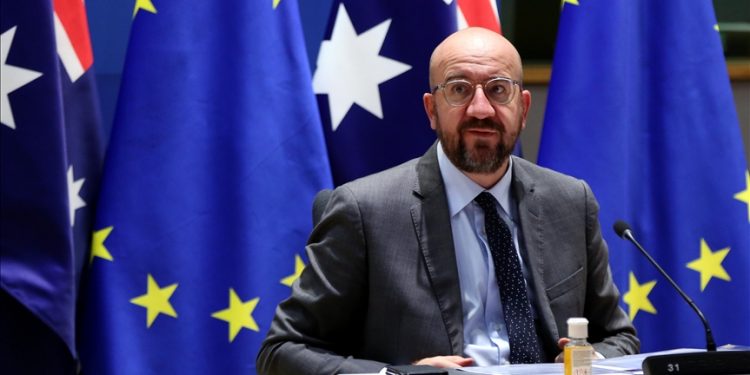 EU, Australian leaders talk Canberra’s deal with US, UK