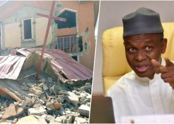 El-Rufai demolishes 450 buildings in Kaduna; churches, schools affected