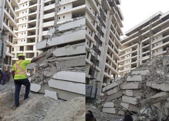 UPDATE: Scores trapped as 21-storey building collapses in Lagos