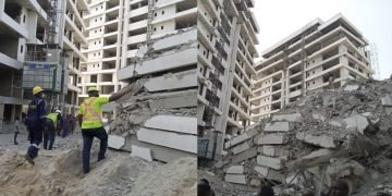 UPDATE: Scores trapped as 21-storey building collapses in Lagos