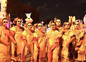 Mexico City crowds surge to celebrate Day of the Dead in Mexico