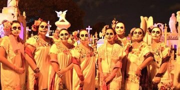 Mexico City crowds surge to celebrate Day of the Dead in Mexico