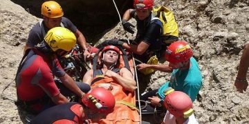 Trapped for 54 hours, man rescued from British cave