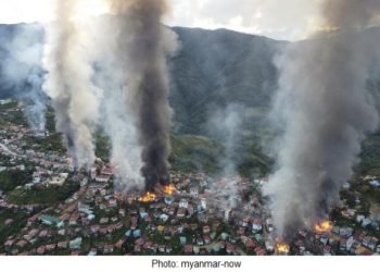 Myanmar army retaliates, destroys hundreds of houses in Chin