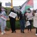 Residents in Johannesburg protest South Africa’s decision to take part in Miss Universe contest in Israel