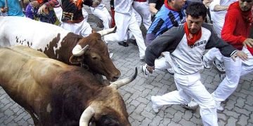 55-year-old man killed during bull run in Spain\