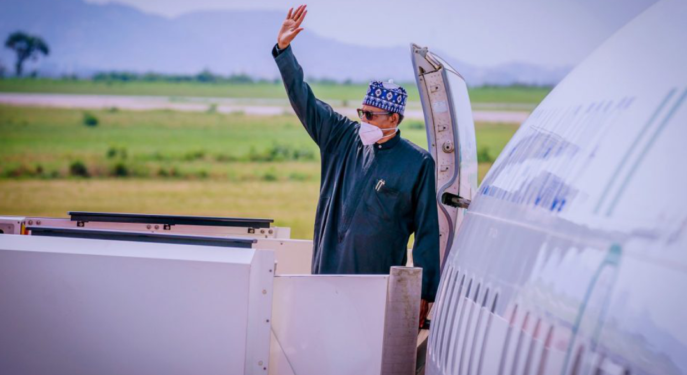 Buhari jets off to Dubai expo with 13-man entourage