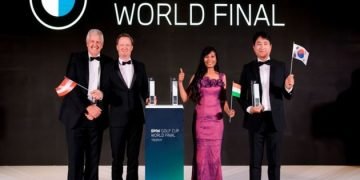 Team Russia wins the BMW Golf Cup World Final in Dubai