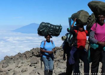 Low paid porters of Africa’s Mount Kilimanjaro demand better wages