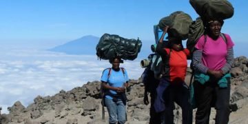 Low paid porters of Africa’s Mount Kilimanjaro demand better wages