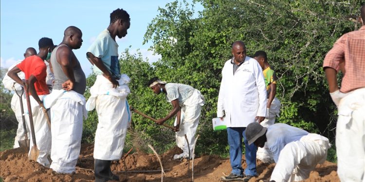 Death toll from Kenya starvation cult rises to 150 as more bodies unearthed