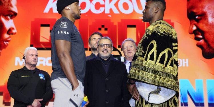 Heavyweight Boxing: Lagos fans back Anonthy Joshua to beat Ngannou