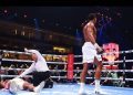 Anthony Joshua knocks Francis Ngannou out cold in second round of heavyweight bout