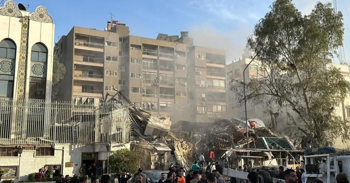 Breaking: Diplomats and Senior Commander of Iran Revolutionary Guards killed as Israel strikes Iran embassy annex in Damascus